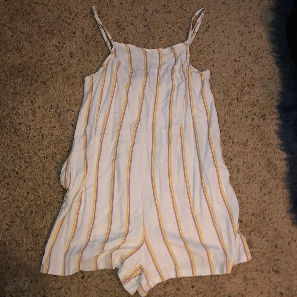 American Eagle x don’t ask why striped romper